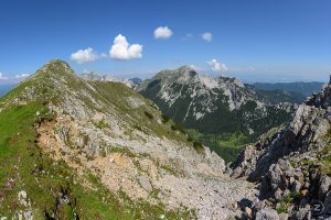Begunjščica čez Bornove tunele